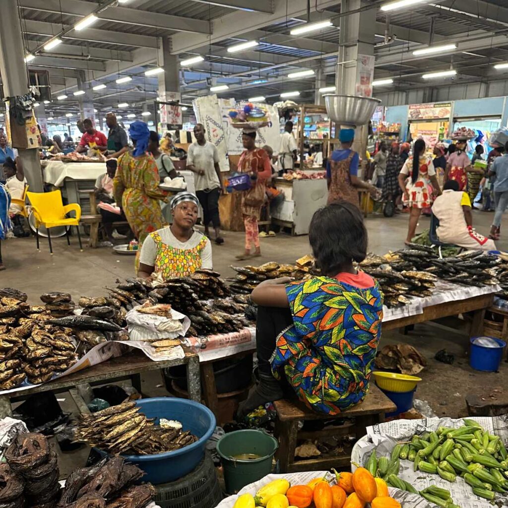 Ghanaian market