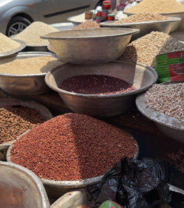 Ghanaian local market 