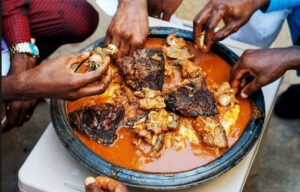 Eating together in Ghanaian communities
